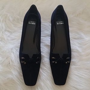 Stuart Weitzman Navy Suede Women shoes